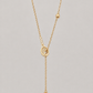 Ball Through Tennis Racquet Necklace