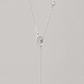 Ball Through Tennis Racquet Necklace