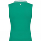 Back product image of a green women’s tennis tank top, featuring a clean silhouette and minimal branding.