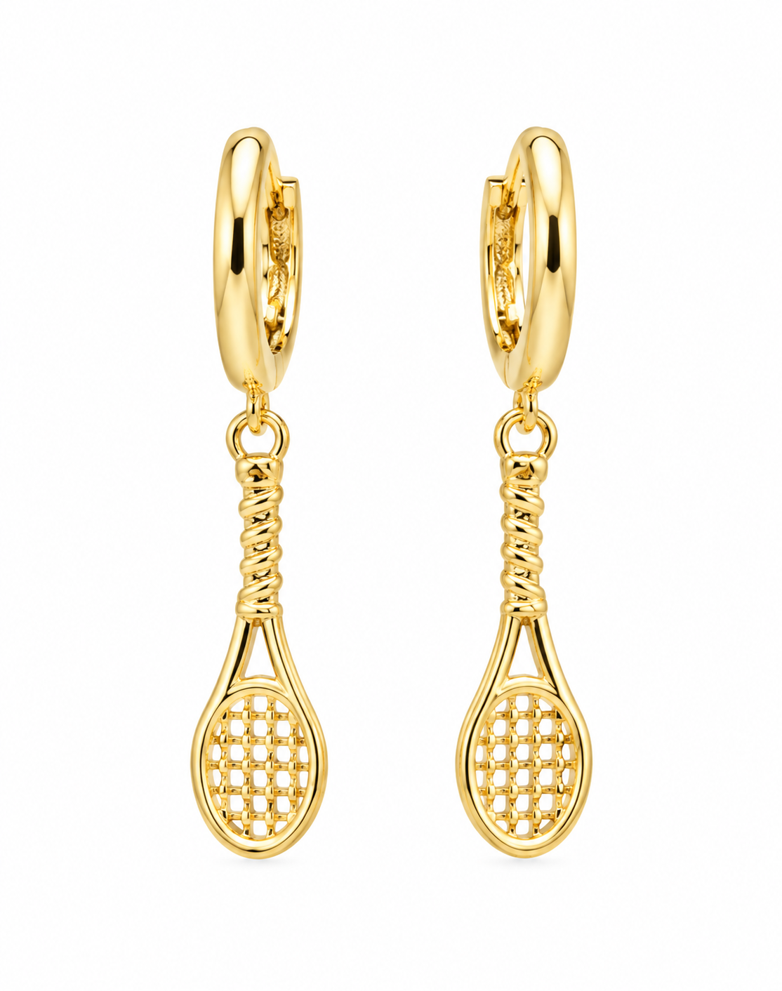 Tennis Racquet Ring Earring