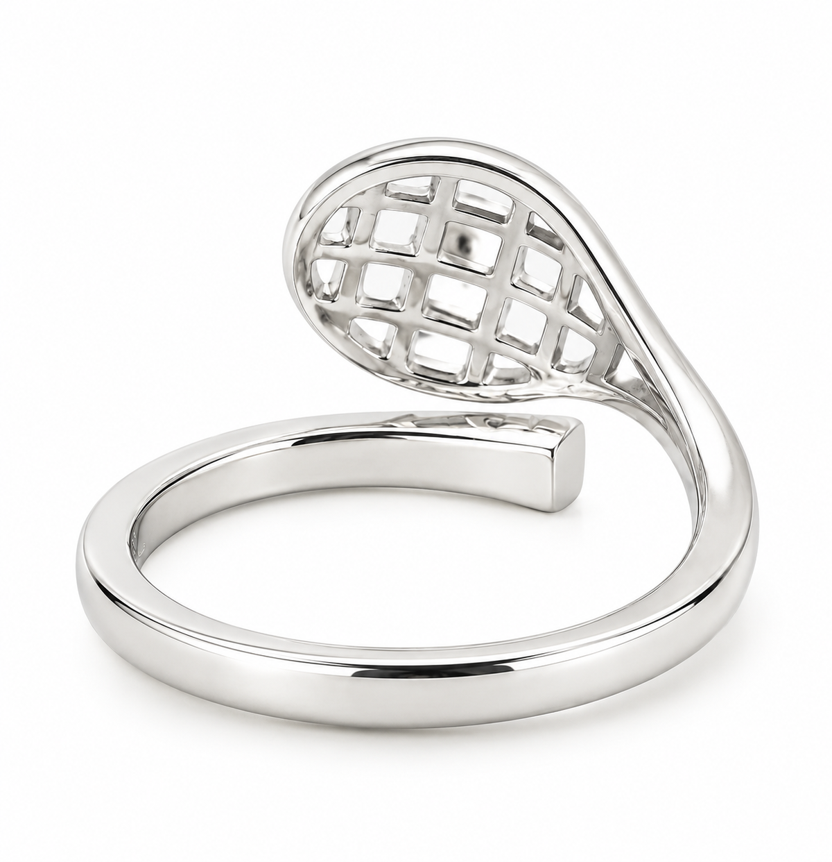 14K Gold Tennis Ball Ring