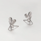 Crossed Racquet Mini Studs