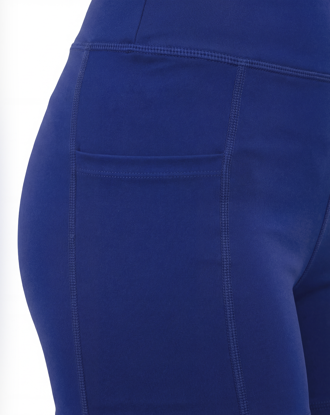 Rear detail of women’s tennis undershorts highlighting seam construction and ball pocket design.