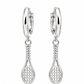 Tennis Racquet Ring Earring