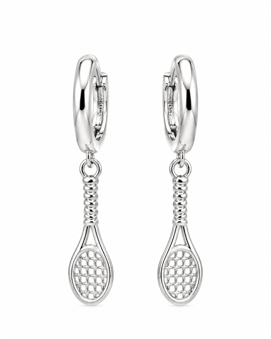 Tennis Racquet Ring Earring